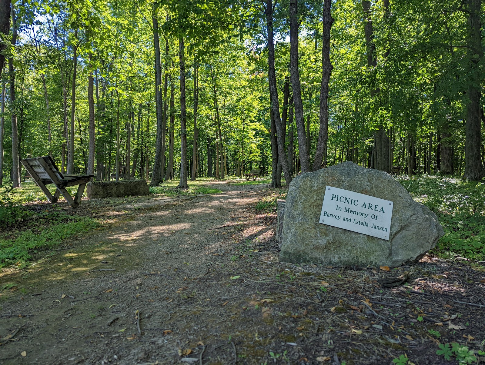 Memorial Park cemetery grounds and headstones