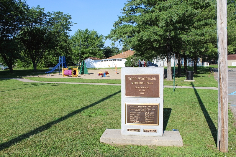 Memorial Park cemetery grounds and headstones