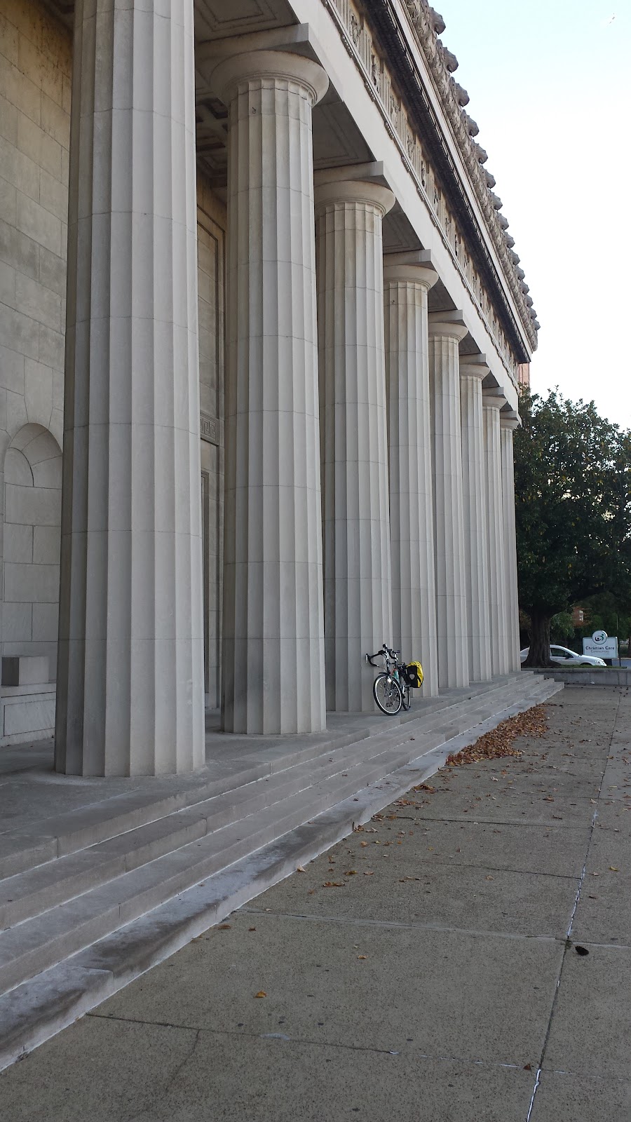 Memorial Park cemetery grounds and headstones