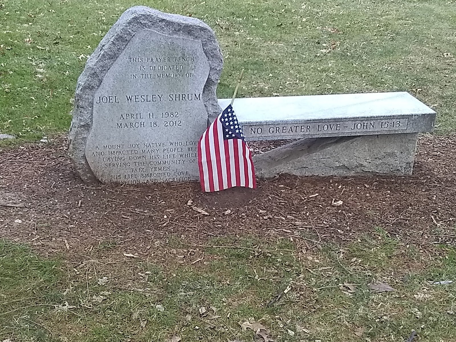 Memorial Park cemetery grounds and headstones