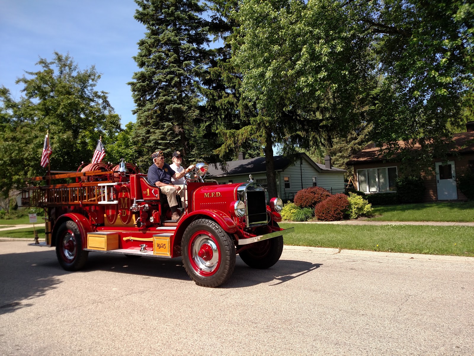 Memorial Park cemetery grounds and headstones