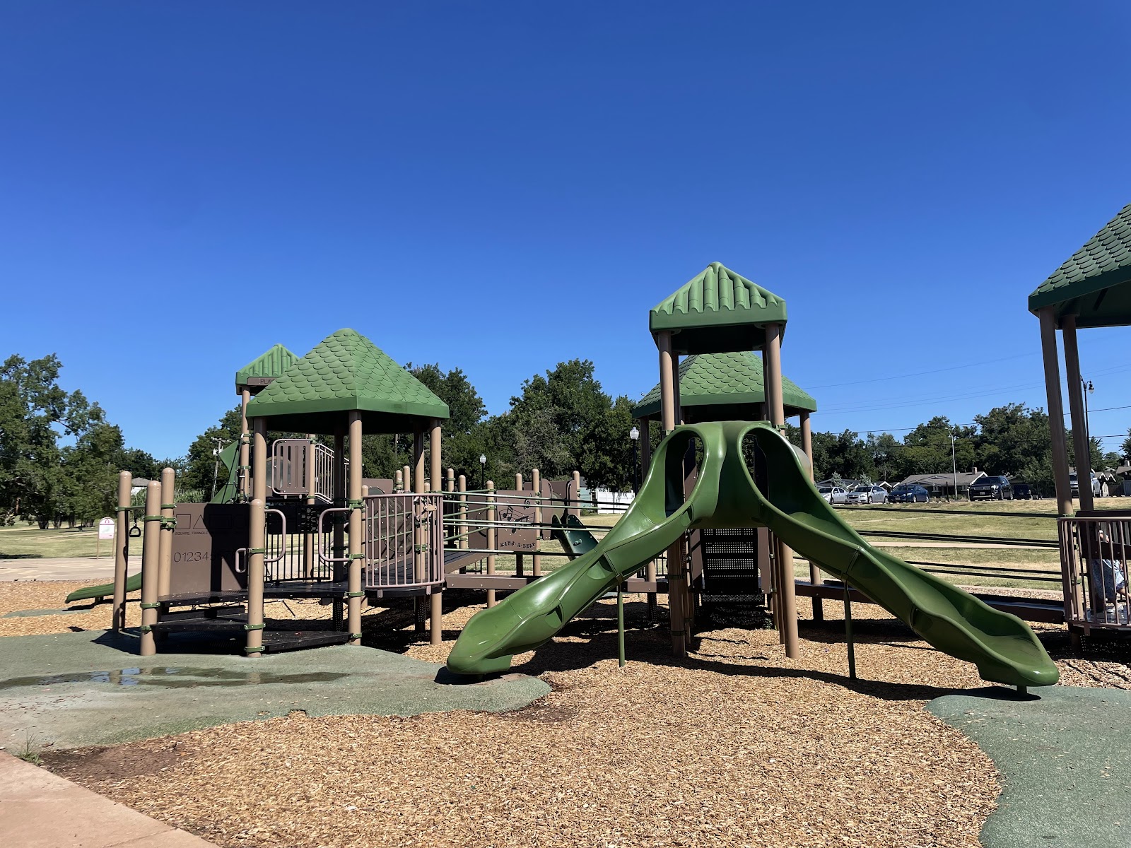 Memorial Park - Oklahoma City cemetery grounds and headstones