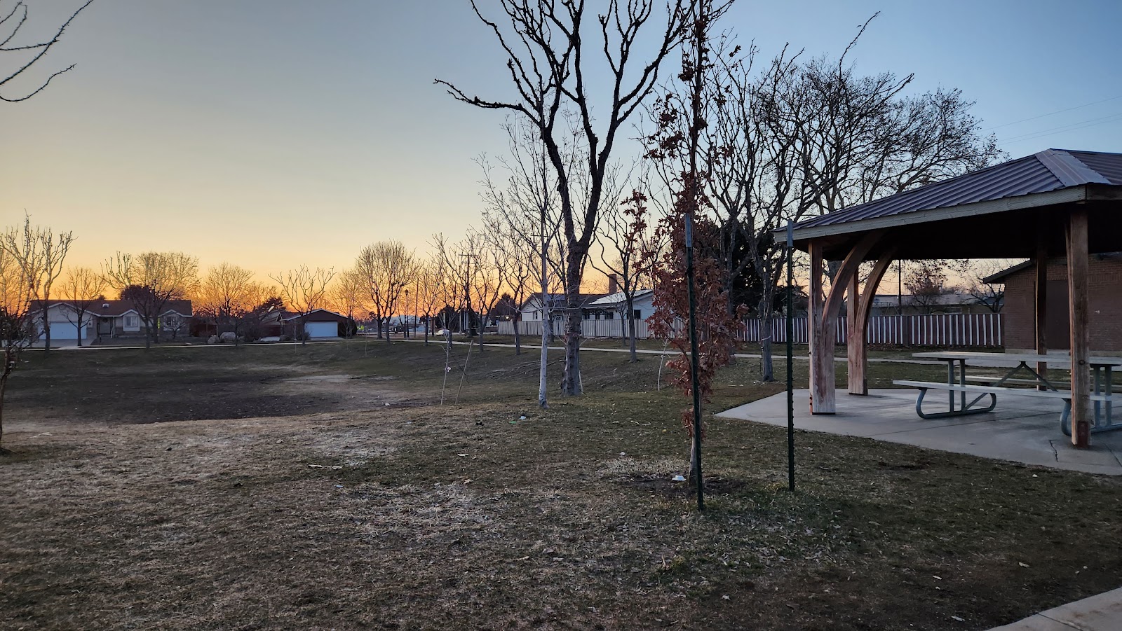 Memorial Park headstone and grounds