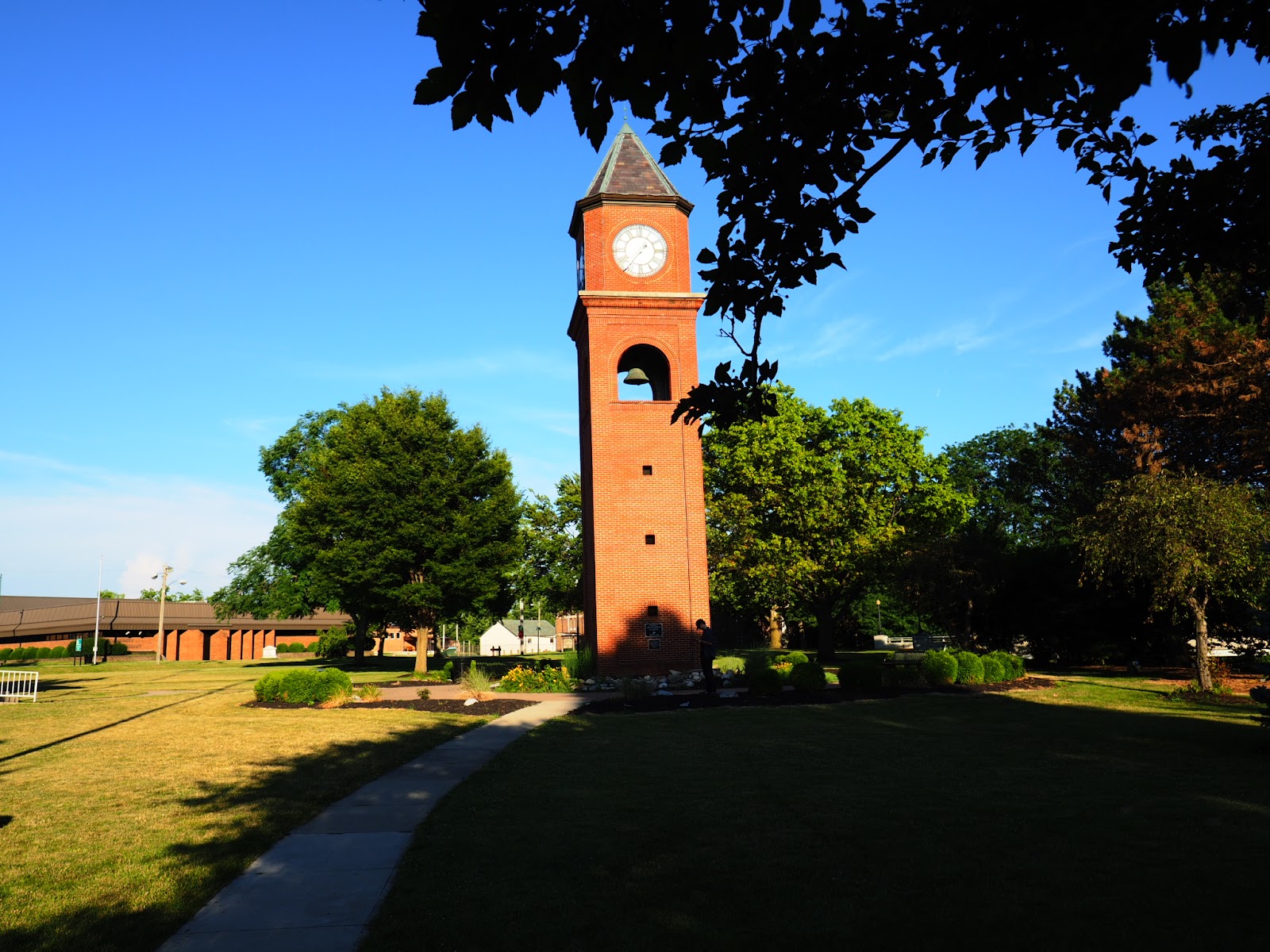 Memorial Park headstone and grounds