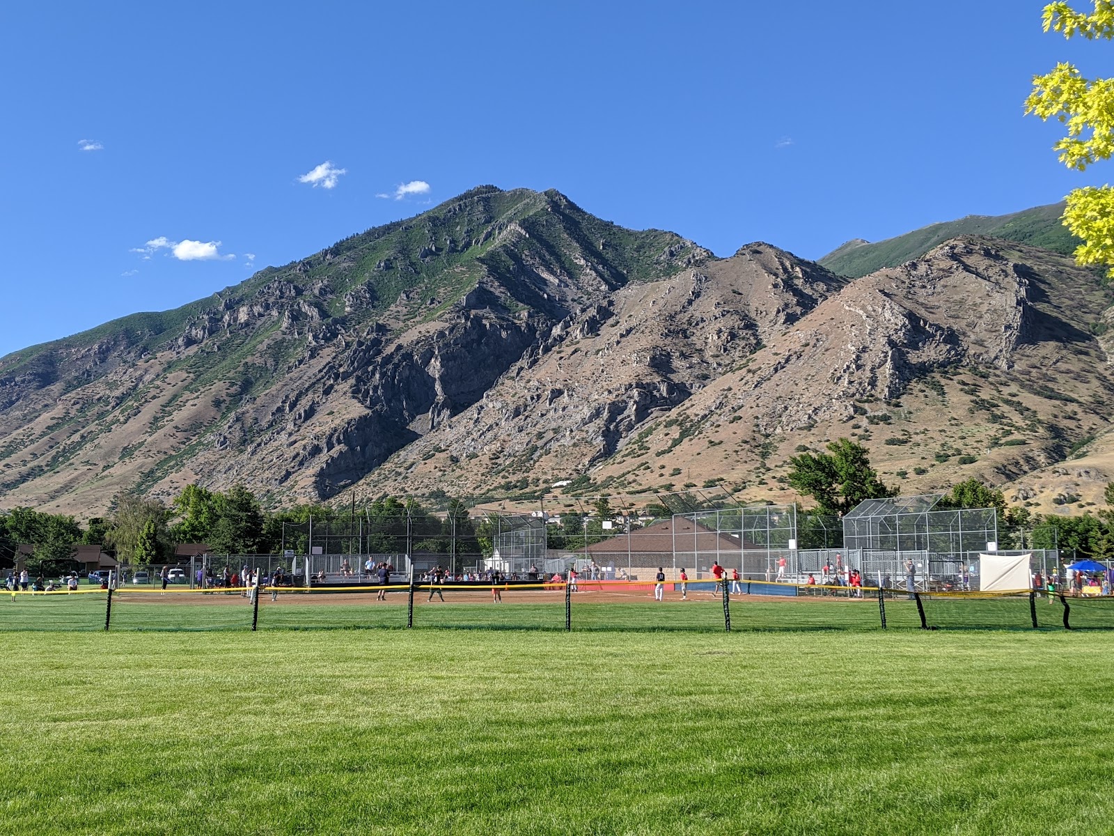 Memorial Park headstone and grounds