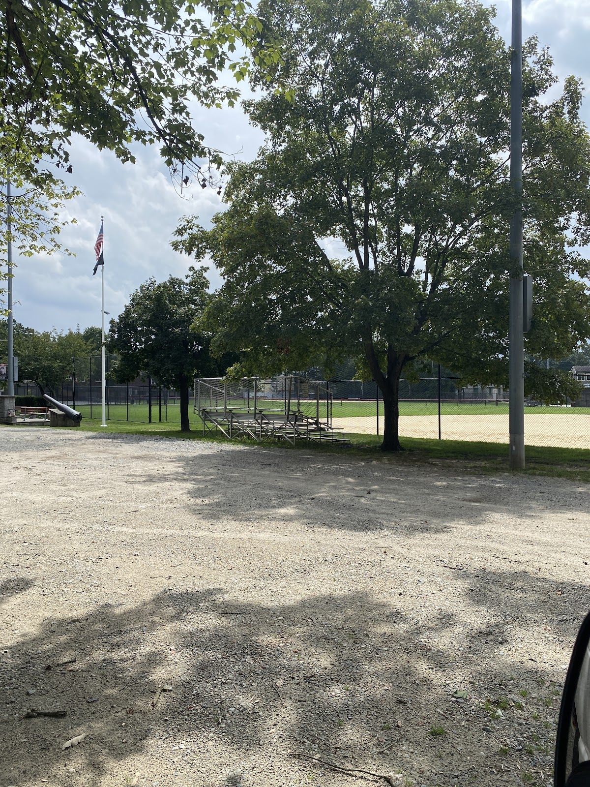 Memorial Park headstone and grounds