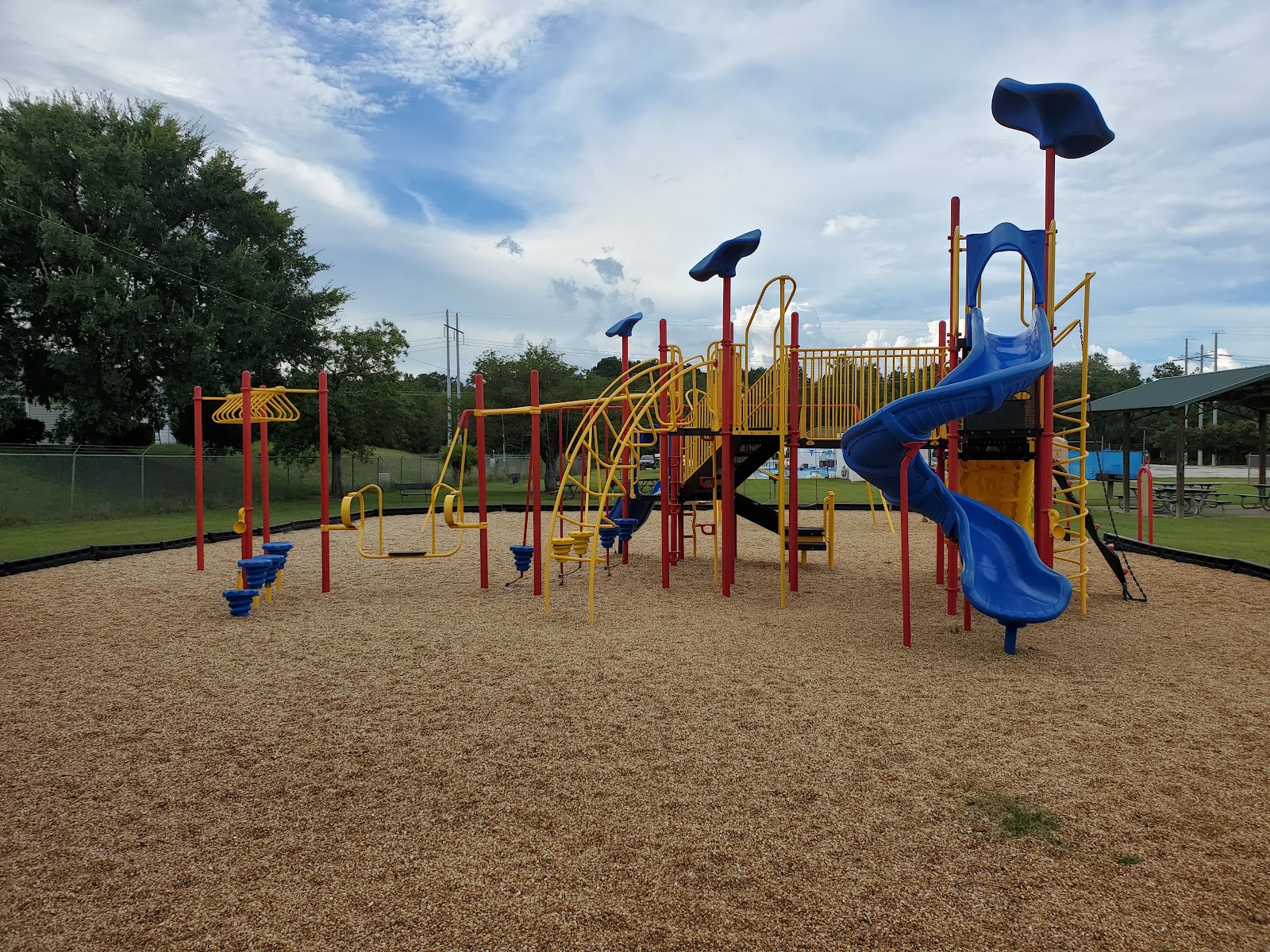 Memorial Park cemetery grounds and headstones