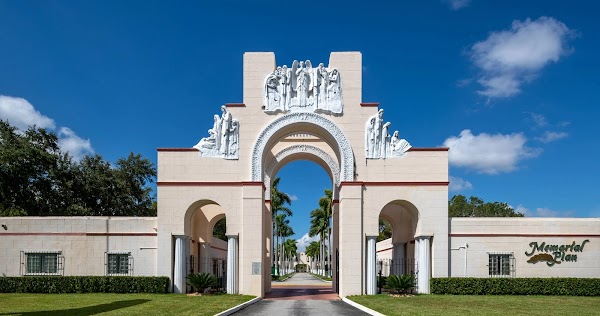 Memorial Plan at Miami Memorial Park Cemetery grounds
