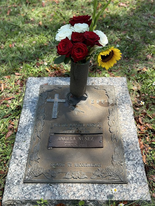 Memorial Plan at Miami Memorial Park Cemetery grounds
