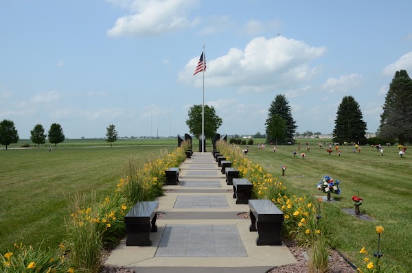 Memorial Services of Iowa grounds