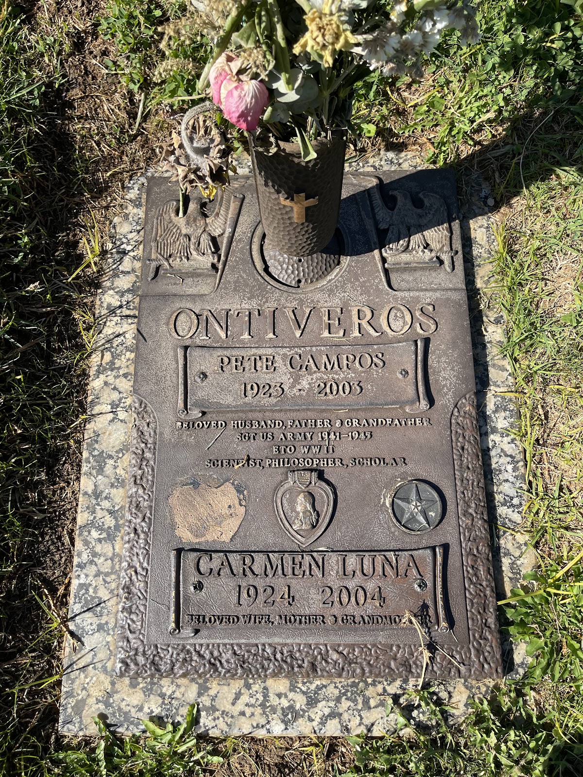 Memory Garden Memorial Park and Mortuary cemetery grounds and headstones