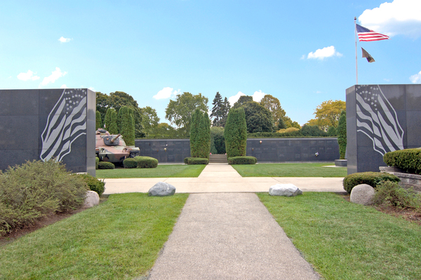 Memory Gardens Cemetery grounds