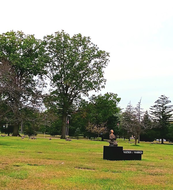 Michigan Memorial Park Cemetery grounds