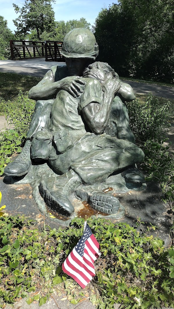 Michigan Vietnam Memorial grounds
