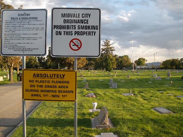 Midvale City Cemetery grounds