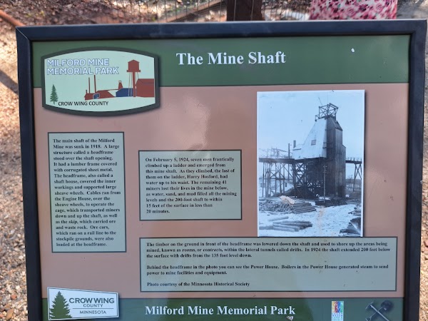 Milford Mine Memorial Park grounds