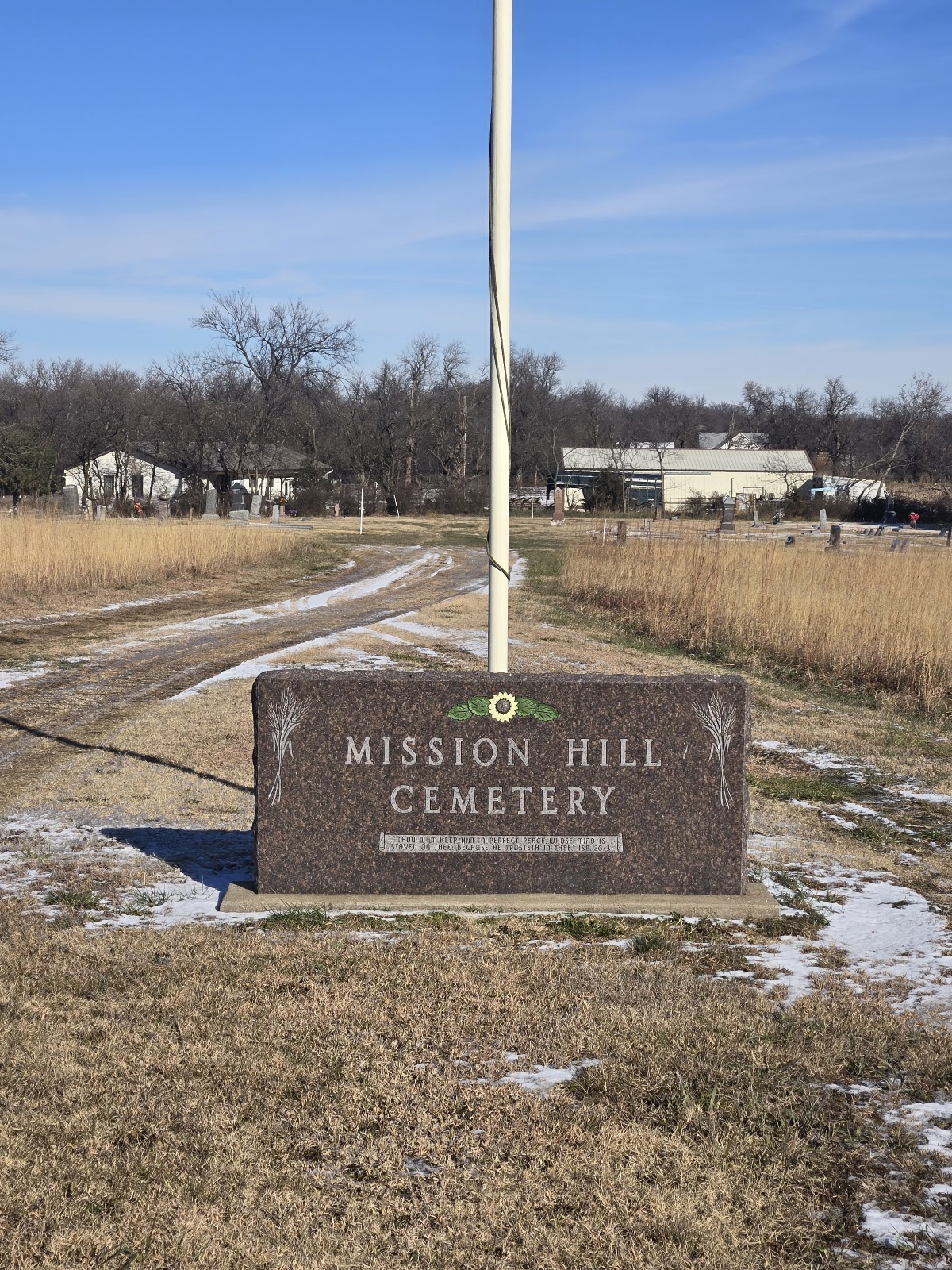 Mission Hill Cemetery cemetery grounds and headstones