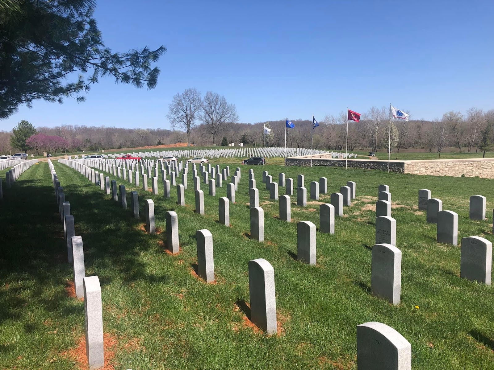 Missouri Veterans Cemetery headstone and grounds