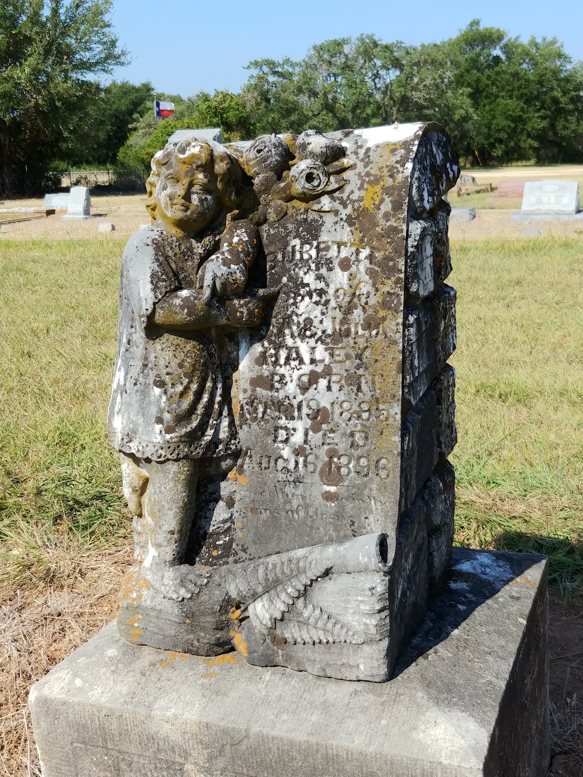 Moffat Cemetery cemetery grounds and headstones