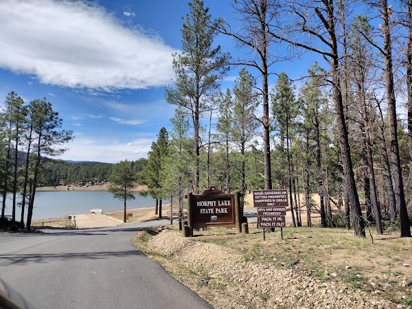 Morphy Lake State Park grounds