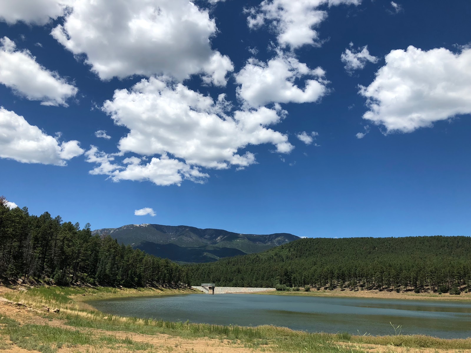 Morphy Lake State Park cemetery grounds and headstones