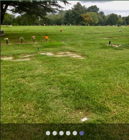 Mount Comfort Cemetery headstone and grounds