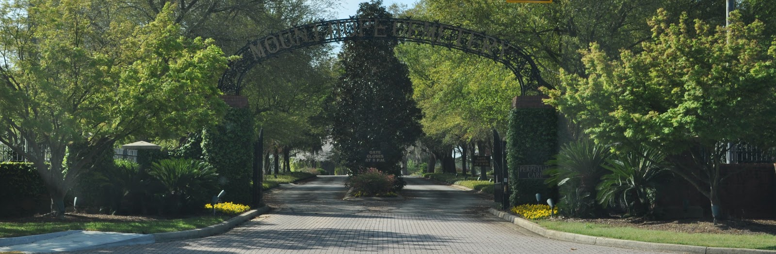 Mount Hope Cemetery & Mausoleum cemetery grounds and headstones