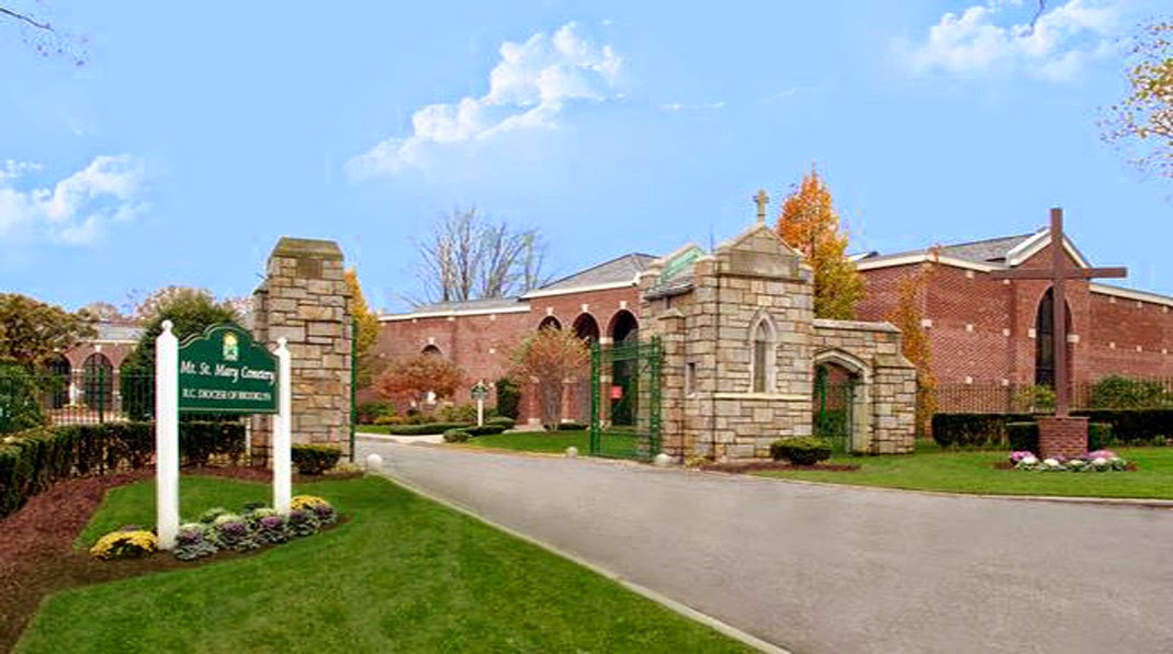 Mount St. Mary Cemetery cemetery grounds and headstones