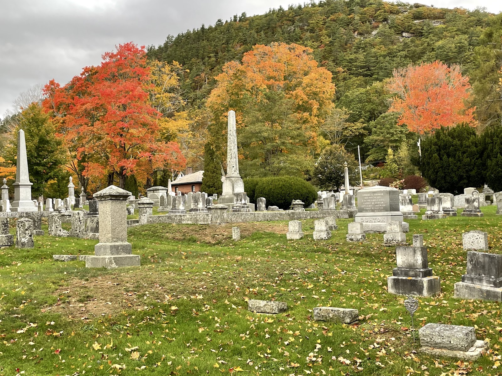 Mount View Cemetery cemetery grounds and headstones