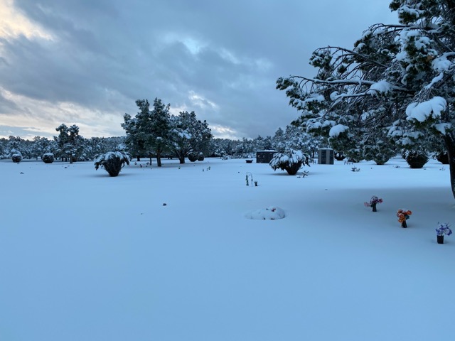 Mountain Meadows Memorial Park cemetery grounds and headstones