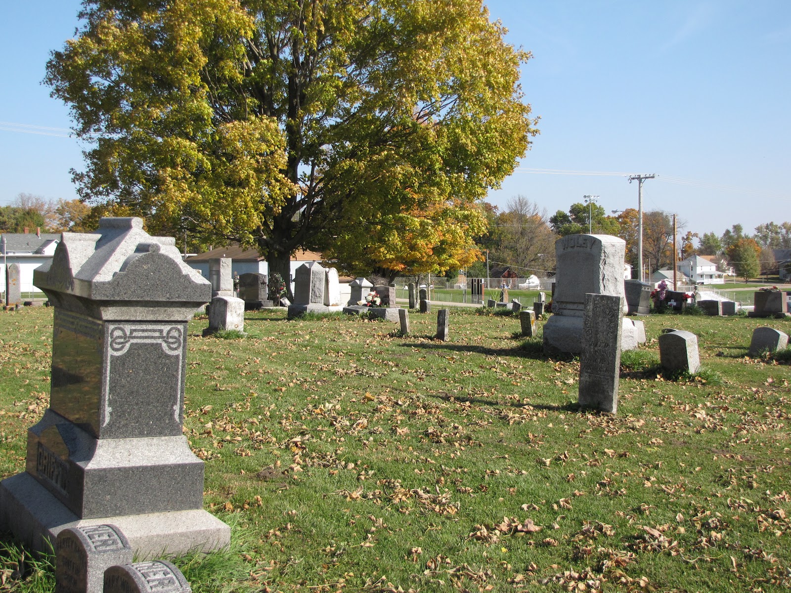 Mt Hope Cemetery cemetery grounds and headstones