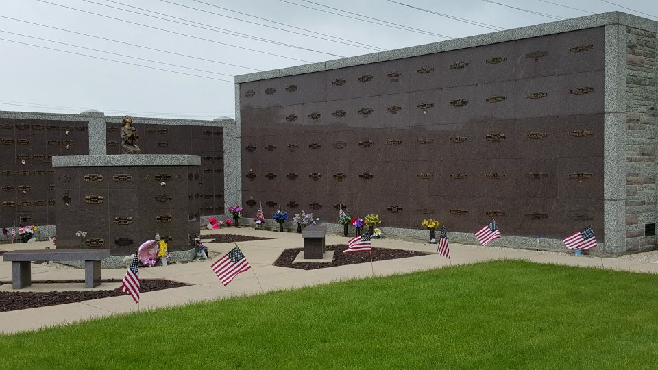 Mt. Olivet Memorial Park cemetery grounds and headstones