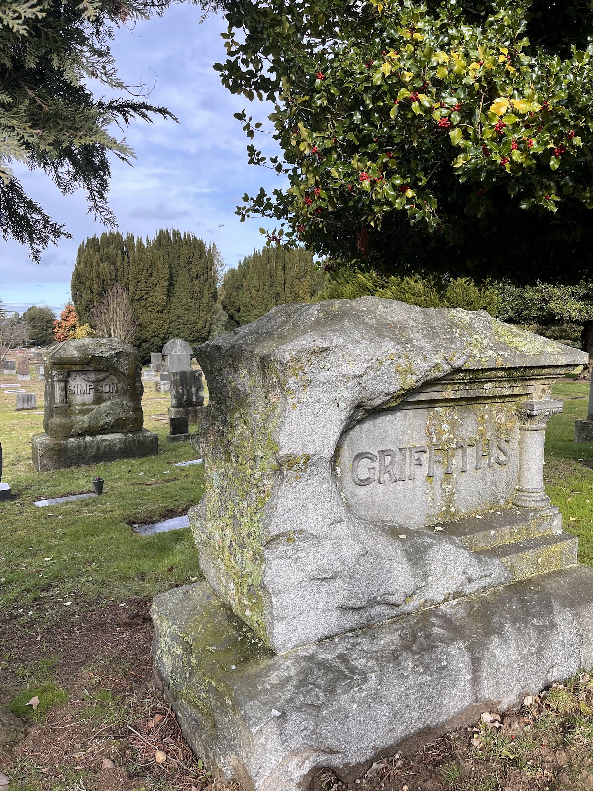 Mt Pleasant Cemetery cemetery grounds and headstones