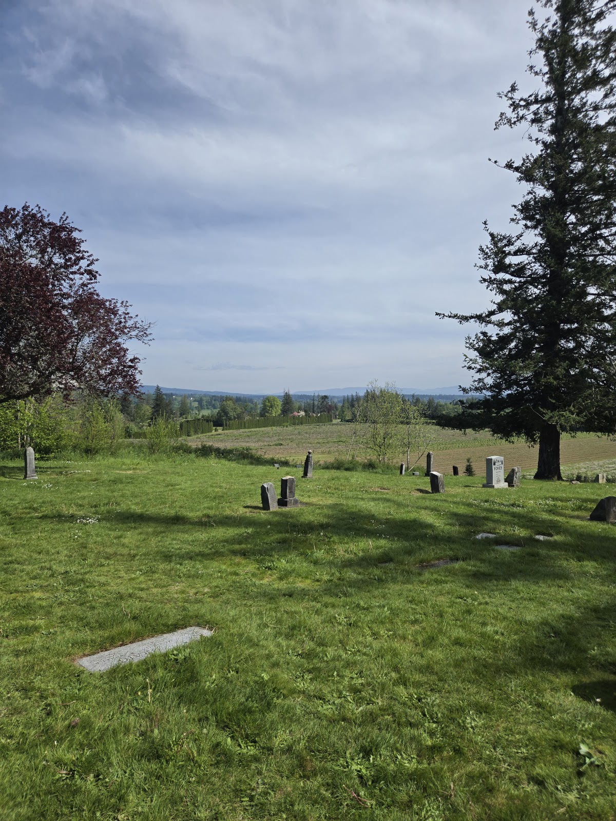 Mt. View Corbett Cemetery cemetery grounds and headstones