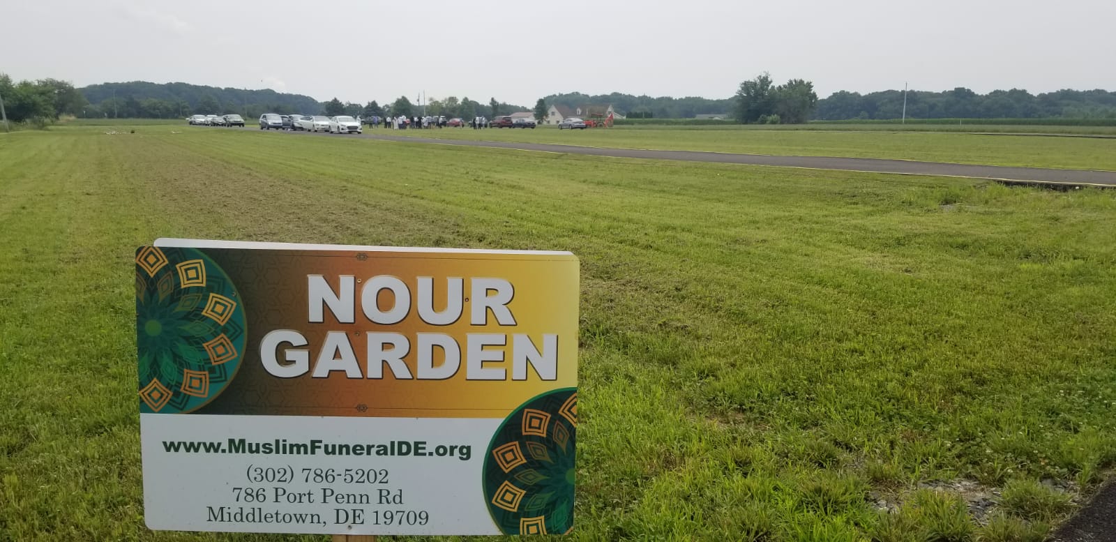 Muslim Cemetery of Delaware cemetery grounds and headstones