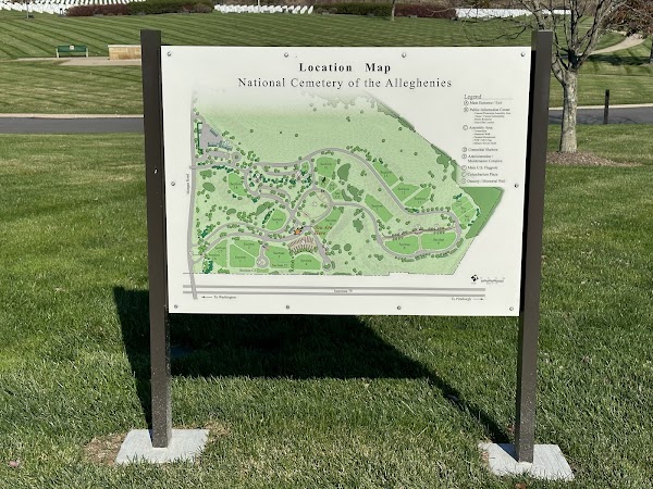 National Cemetery of the Alleghenies grounds