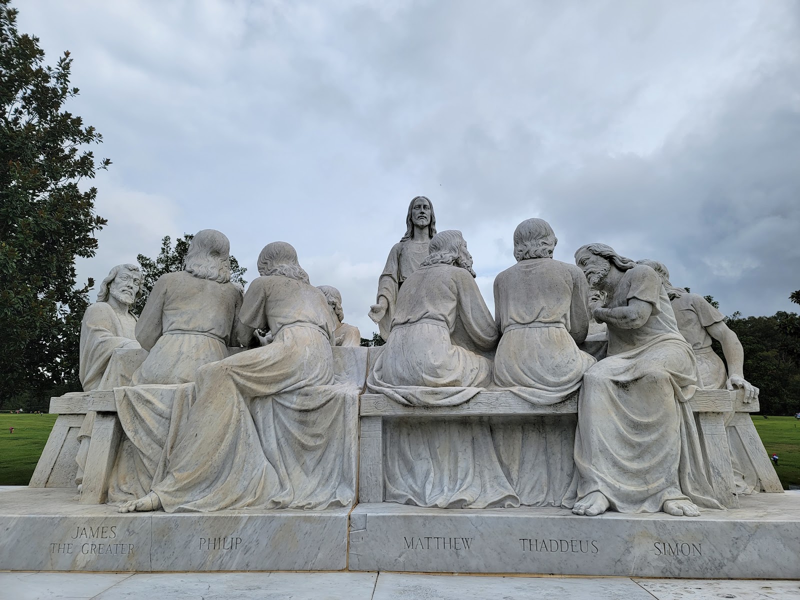 National Funeral Home & Memorial Park cemetery grounds and headstones