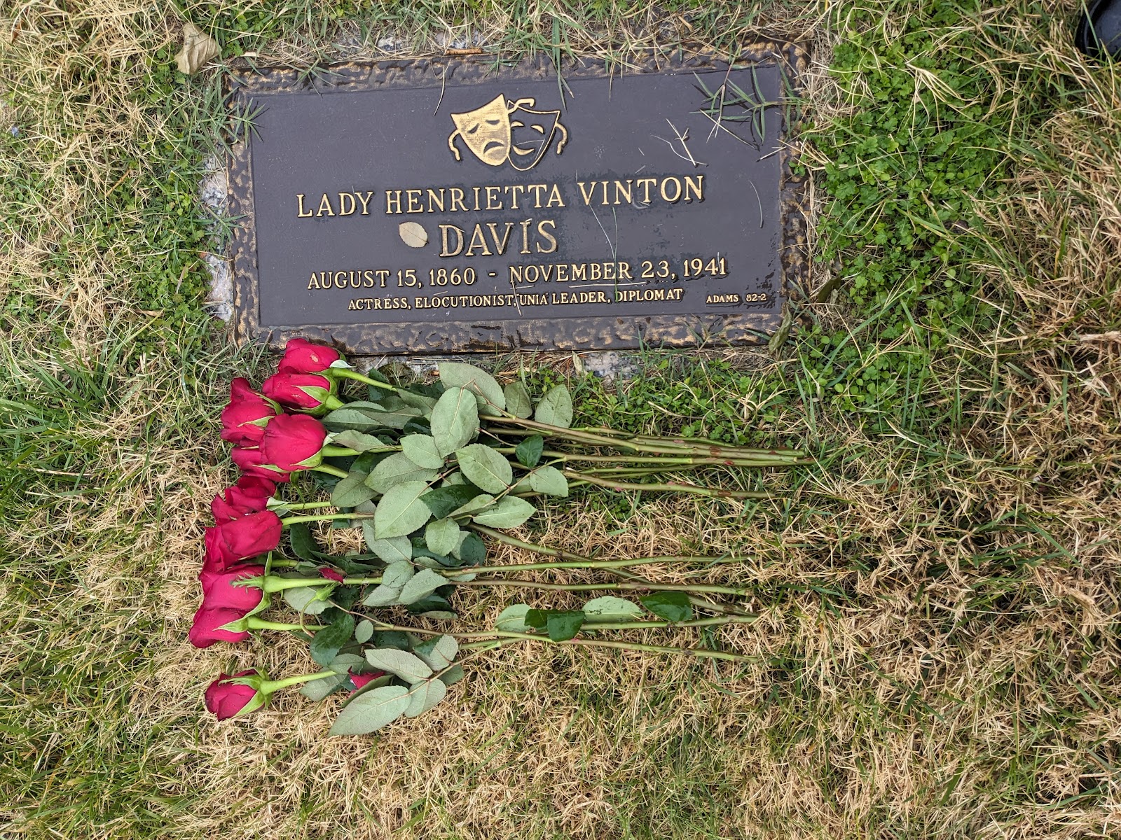 National Harmony Memorial Park cemetery grounds and headstones