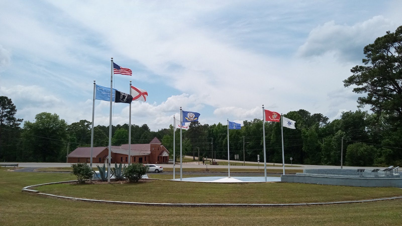 National Security Veteran's Memorial cemetery grounds and headstones