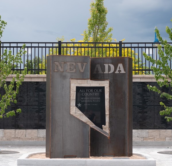 Nevada Veterans Memorial Plaza grounds