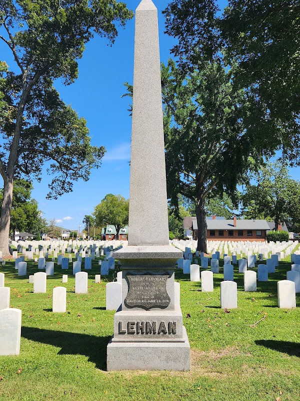 New Bern National Cemetery grounds