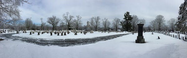 New Calvary Cemetery grounds