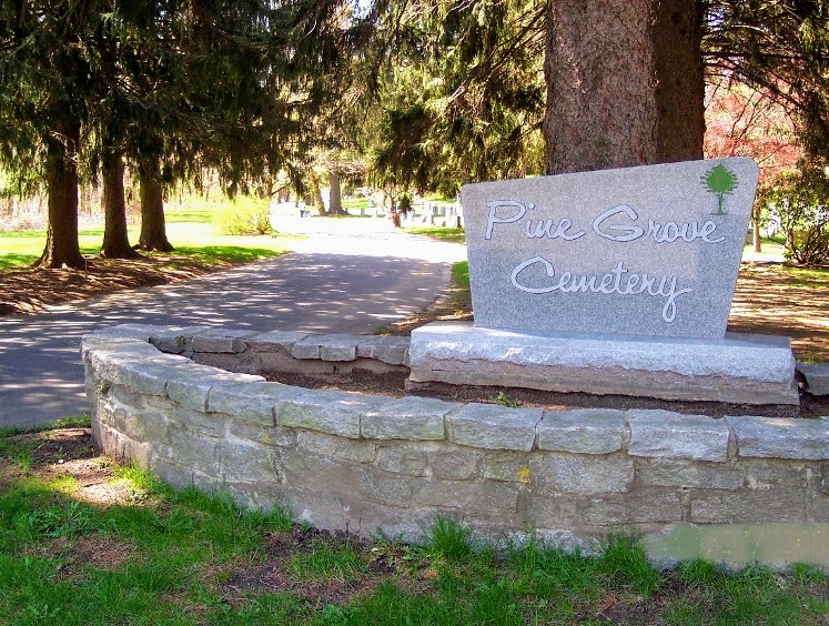 New Pine Grove Cemetery cemetery grounds and headstones