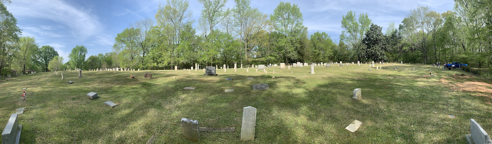 New Salem Cemetery cemetery grounds and headstones
