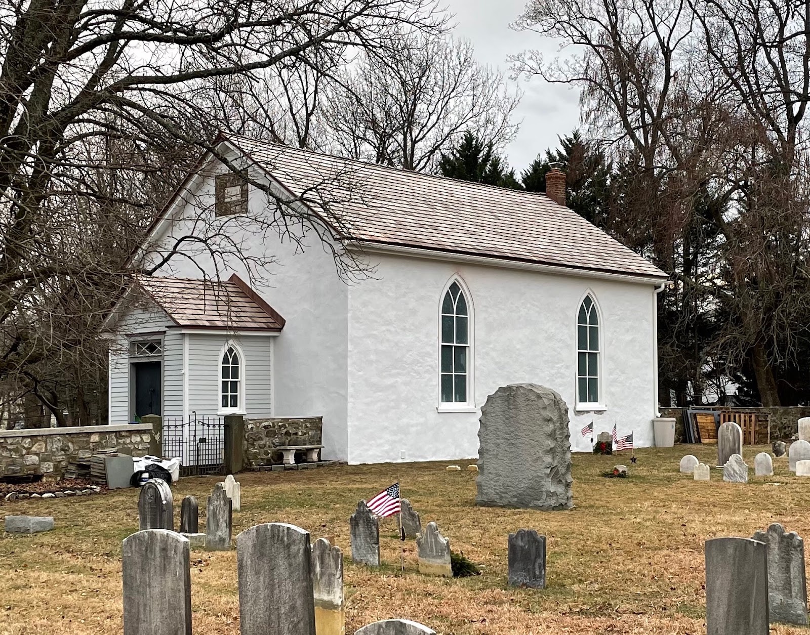 Newark Union Church & Cemetery cemetery grounds and headstones