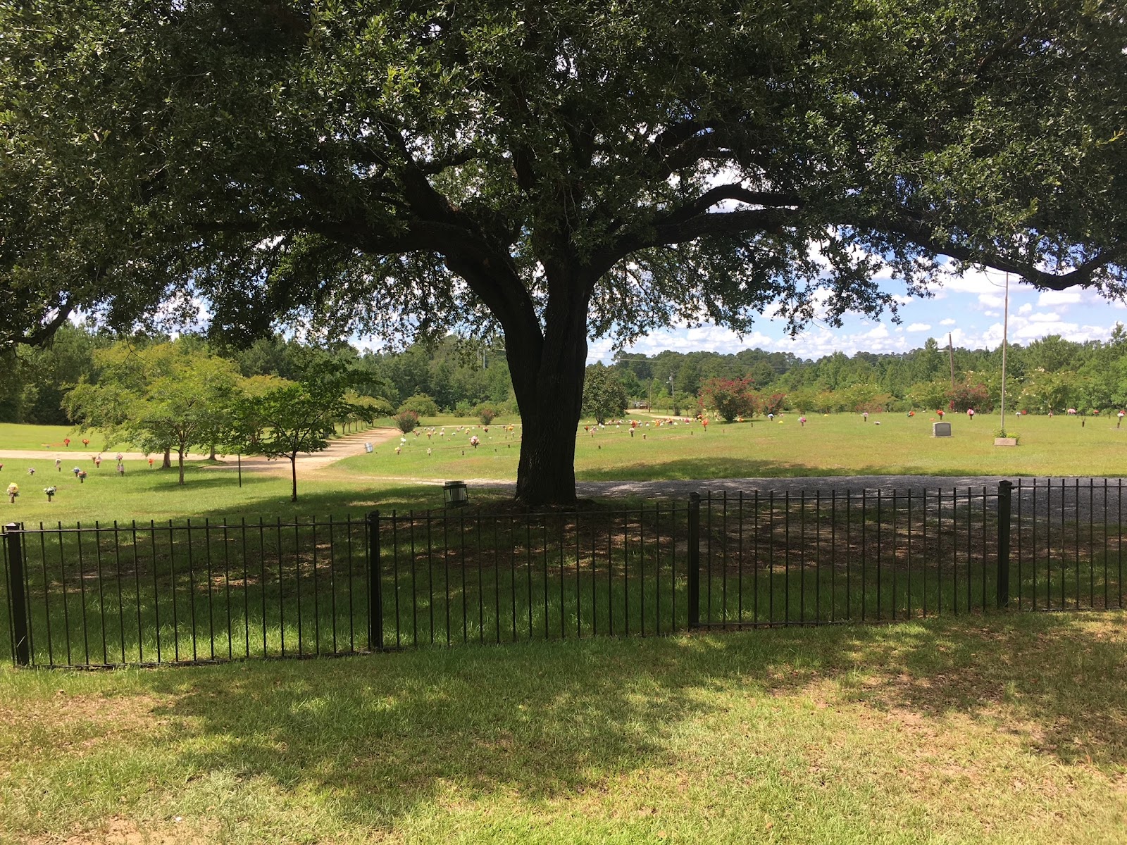 Nora Davis Cemetery cemetery grounds and headstones