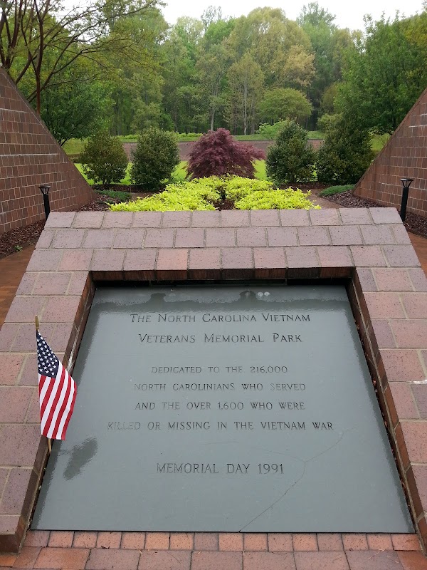 North Carolina Vietnam Veterans Memorial Park grounds