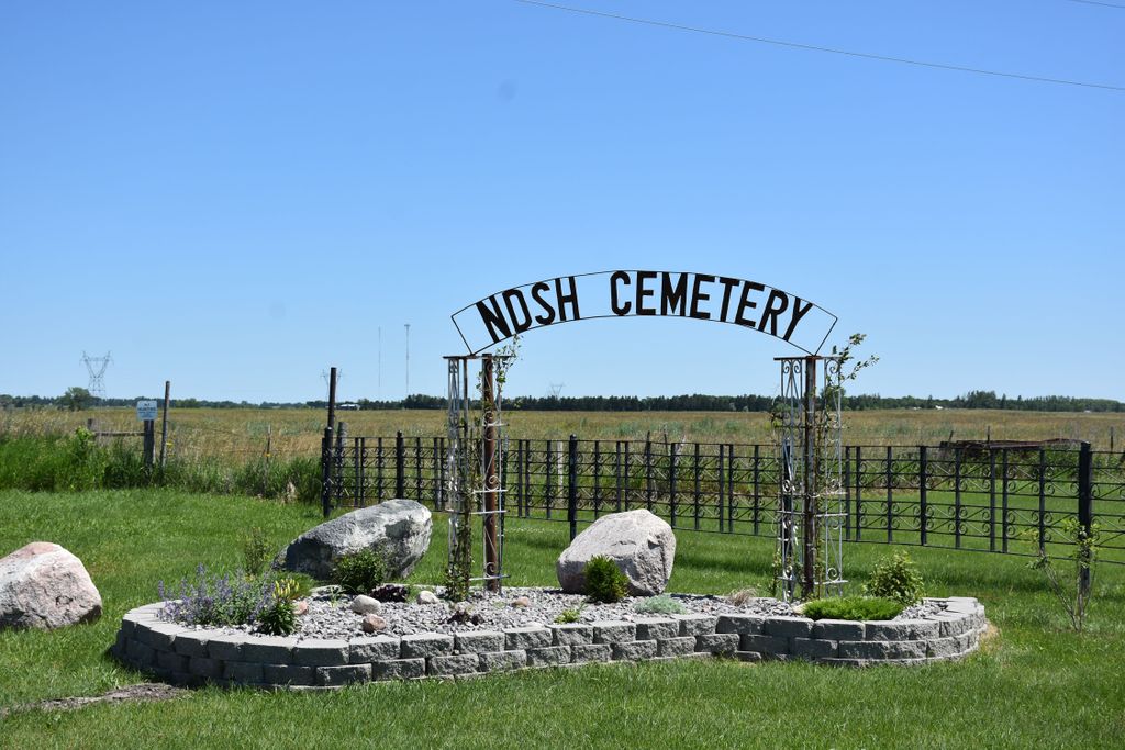 North Dakota State Hospital Cemetery cemetery grounds and headstones