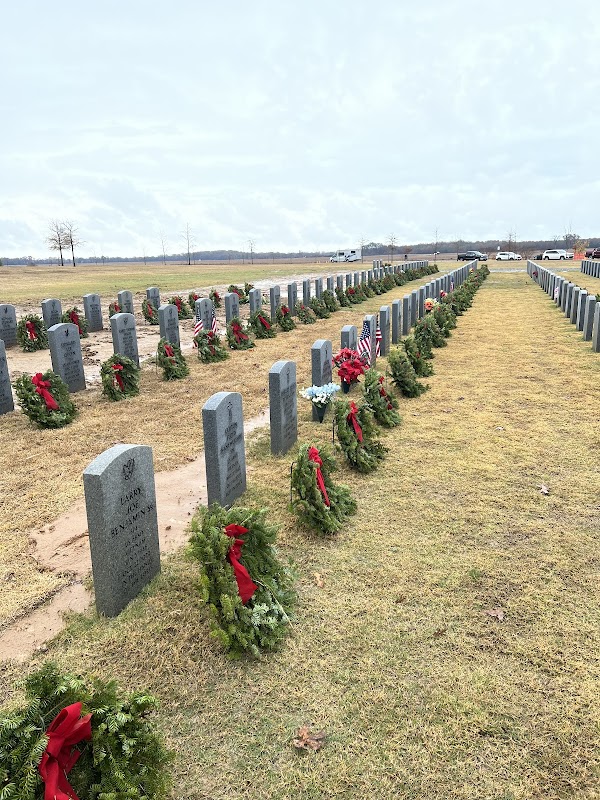 Northeast Louisiana Veterans Cemetery grounds