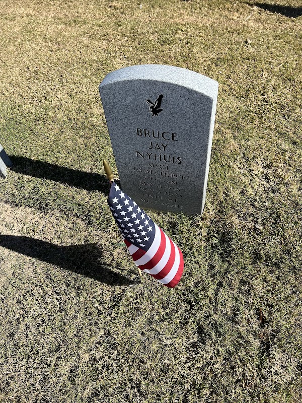 Northeast Louisiana Veterans Cemetery grounds